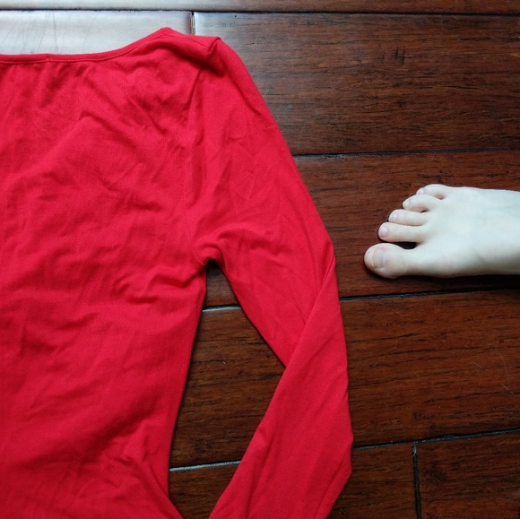 Red Skater Fit Flare Dress - Picture 5 of 5